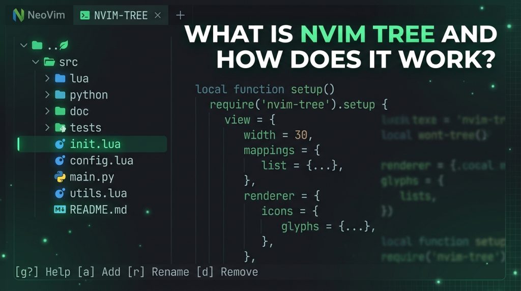 What is Nvim Tree and how does it work
